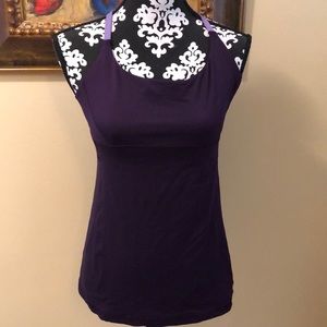 Lululemon 💜 athletic cross strap back stretch bra insert top